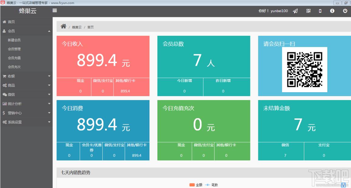 蜂巢云会员管理系统,会员管理系统,会员管理
