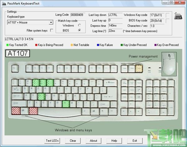 KeyboardTest,键盘测试,键盘测试软件,键盘测试软件下载