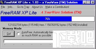 FreeRAM XP Lite,FreeRAM XP Lite下载,FreeRAM XP Lite官方下载,内存整理软件